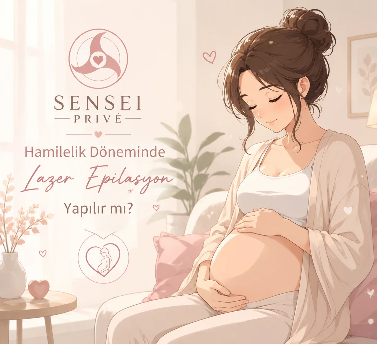 Hamilelik döneminde lazer epilasyon hakkında bilgilendirme — Sensei Privé