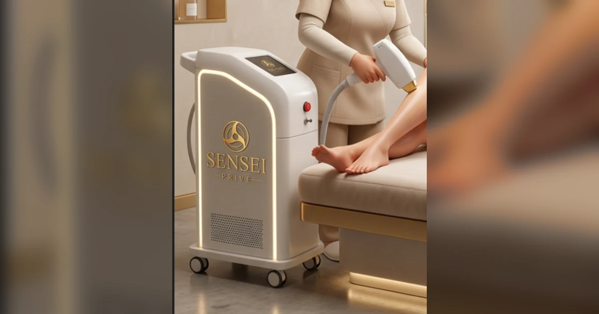 Sensei Privé lazer cihazı ve uygulama ortamı