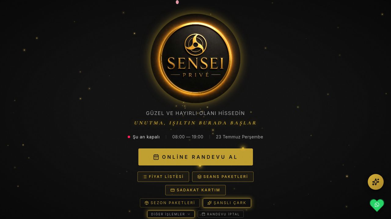 Sensei Privé — Şanlıurfa Karaköprü kadına özel güzellik salonu